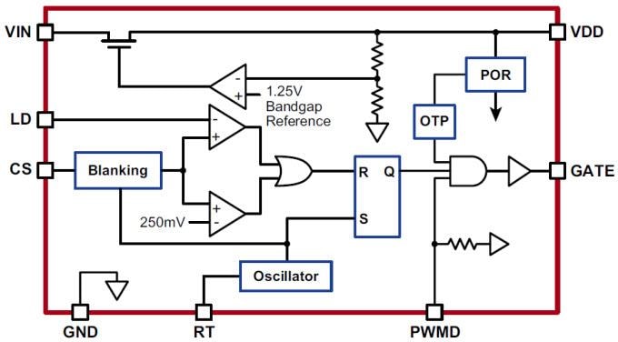 Microchip Technology HV9910C Universal High Brightness LED Driver