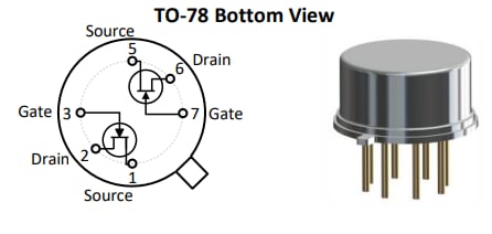 InterFET IF360x N-Channel JFETs