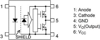Toshiba TLP152/352 IGBT/MOSFET Gate Drive Photocouplers
