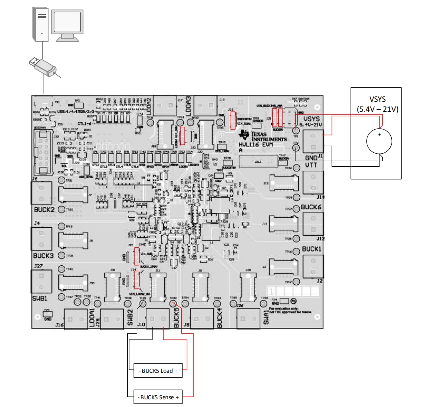 Block Diagram - Texas Instruments TPS650860EVM-116 Evaluation Module