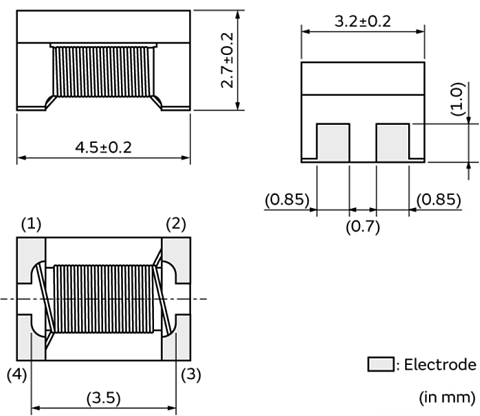 Murata DLW43MH Common Mode Choke Inductors