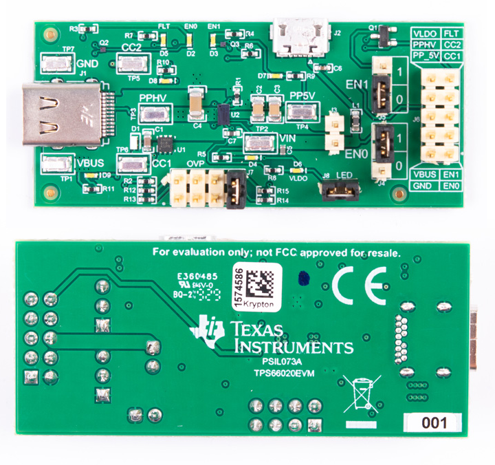 Location Circuit - Texas Instruments TPS66020EVM Evaluation Module