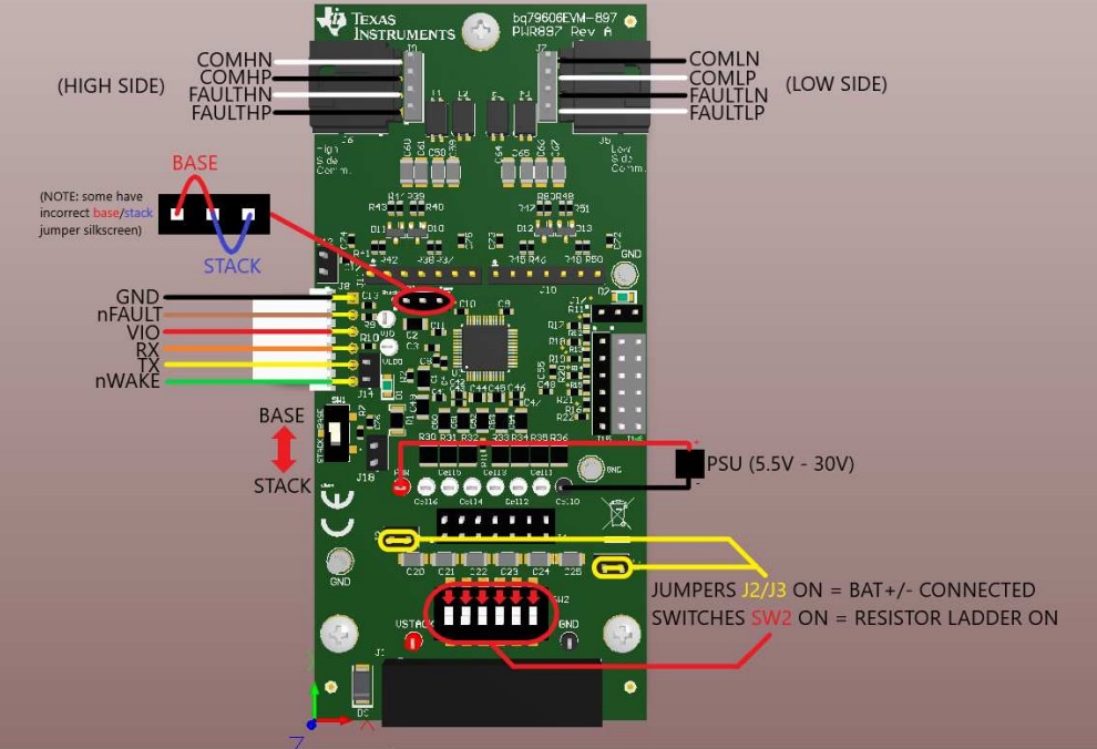 Location Circuit - Texas Instruments bq79606EVM-897 Evaluation Module