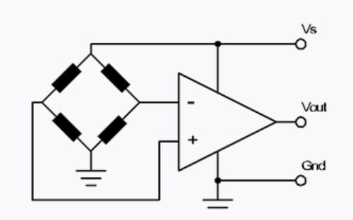 Application Circuit Diagram - Amphenol All Sensors AXCA Amplified Middle Pressure Sensors