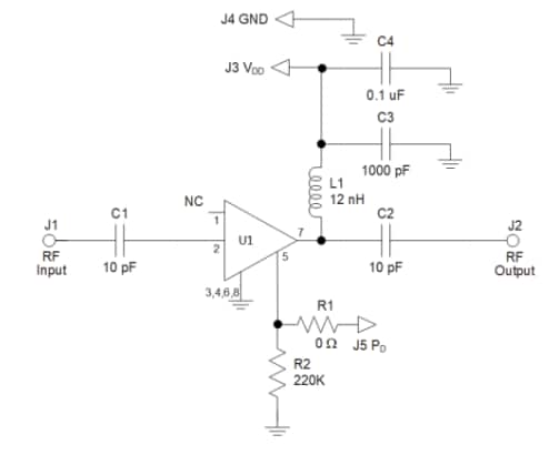 Schematic - Qorvo QPA9126 Evaluation Board