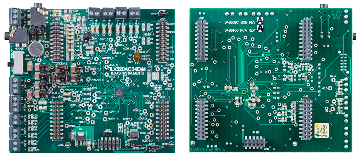 Texas Instruments TLV320AIC34EVM-K Eval Module & USB Motherboard