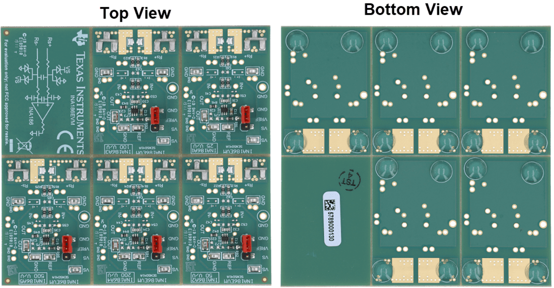 Mechanical Drawing - Texas Instruments INA186EVM Evaluation Module (EVM)