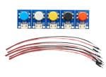 Adafruit STEMMA Wired Tactile Push-Button Pack