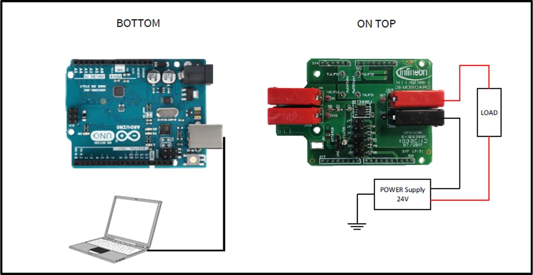 Infineon Technologies BTT3018EJ Demonstration Board
