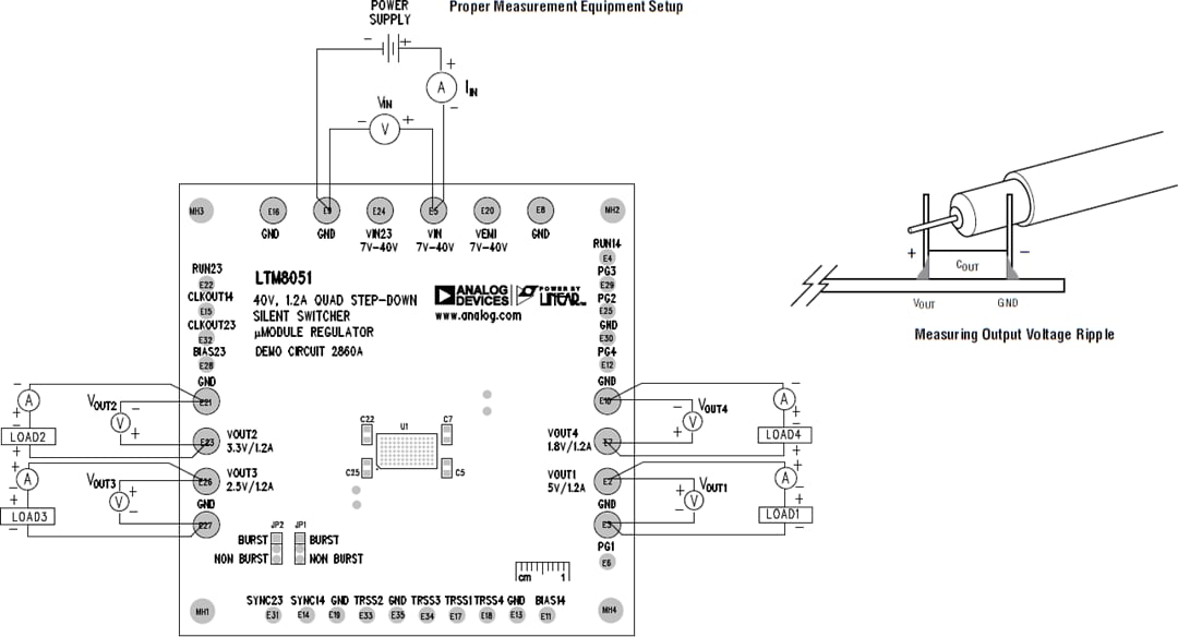 Mechanical Drawing - Analog Devices Inc. LTM8051 Demonstration Board (DC2860A)