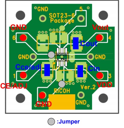 Block Diagram - Nisshinbo R1540N001B-EV Evaluation Board
