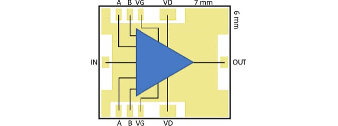 Mechanical Drawing - Qorvo QPA0007 Power Amplifier
