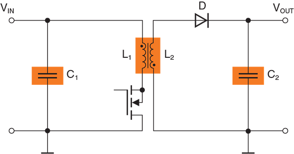 Application Circuit Diagram - EPCOS / TDK Coupled Inductors