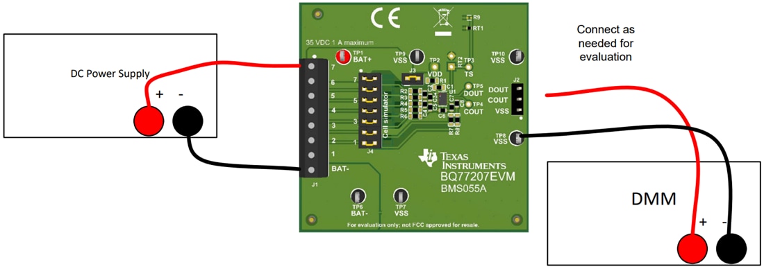 Mechanical Drawing - Texas Instruments bq77207EVM Evaluation Module (EVM)