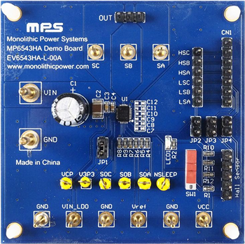 Monolithic Power Systems (MPS) EV6543H Motor Driver Evaluation Boards