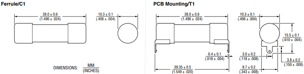 Bourns PF-H (Ind) POWrFuse™ High-Power Fuses