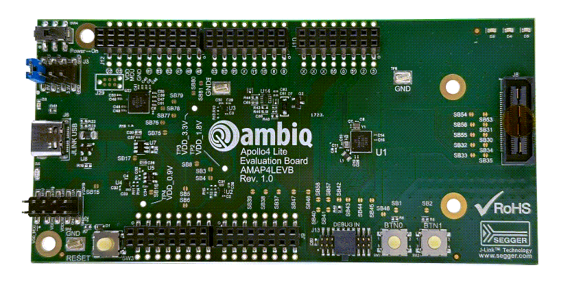 Ambiq Apollo4 Blue Lite Evaluation Board