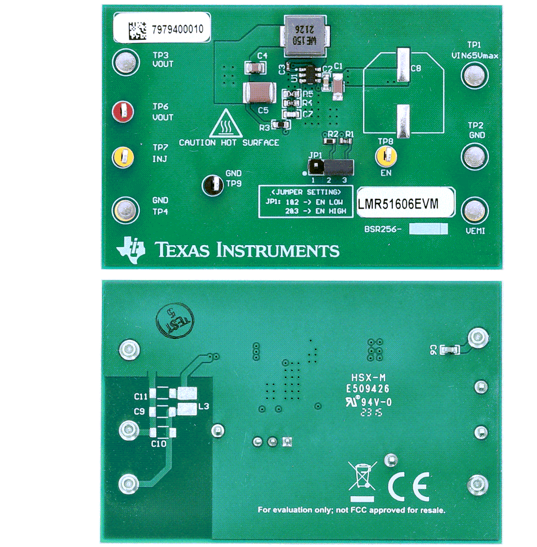 Location Circuit - Texas Instruments LMR51606EVM Evaluation Module