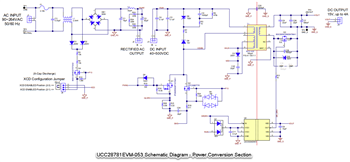 Schematic - Texas Instruments UCC28781EVM-053 Evaluation Module