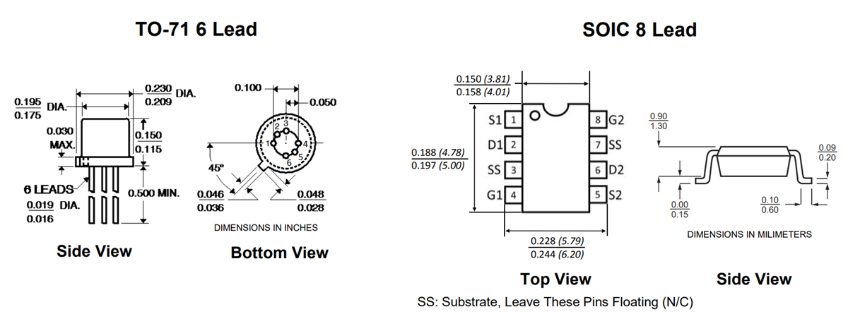 Linear Integrated Systems LSK389 Monolithic Dual N-Channel JFET Amplifiers