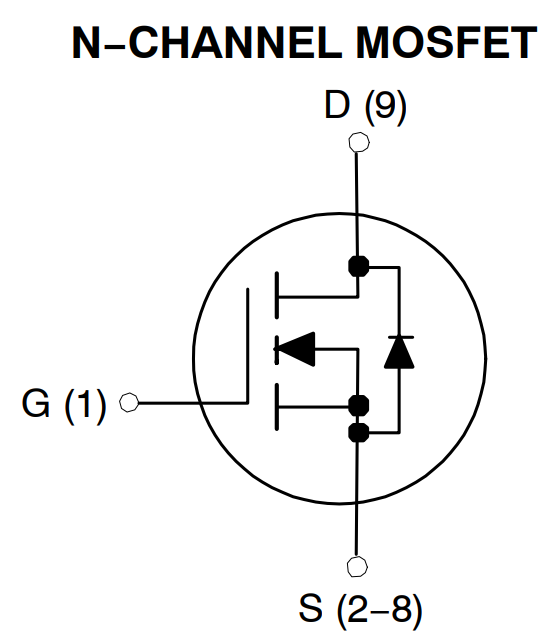 Application Circuit Diagram - onsemi NTBLS0D8N08X 80V Single N-Channel MOSFET
