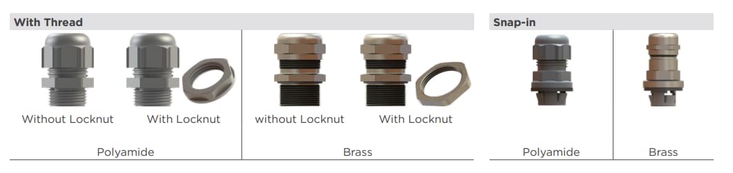 TE Connectivity / Entrelec Cable Glands & Accessories