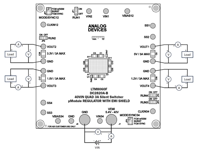 Analog Devices Inc. DC2820A-B Evaluation Board
