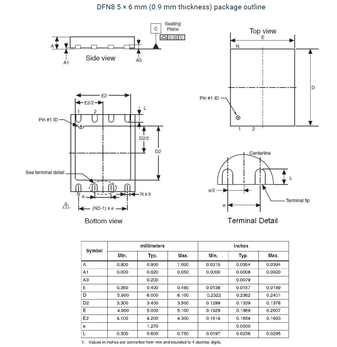 Mechanical Drawing - 1Global Soldered MFF2 LPWAN eSIM