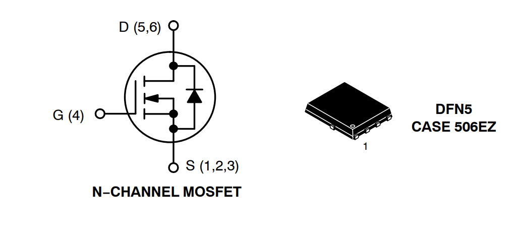 Application Circuit Diagram - onsemi NVMFS5C604N Single N-Channel Power MOSFET