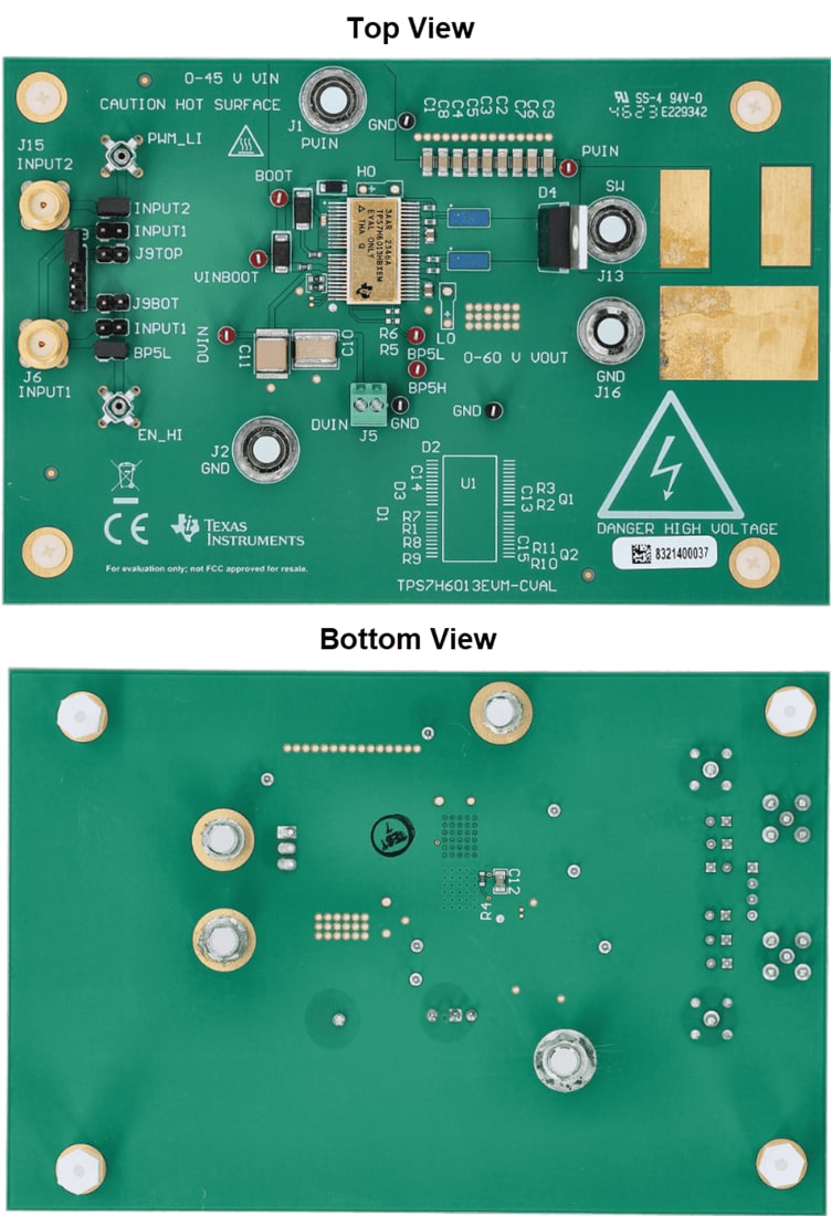 Mechanical Drawing - Texas Instruments TPS7H6013EVM-CVAL Gate Driver Evaluation Module