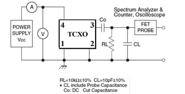 Application Circuit Diagram - Abracon ATX-14 Continuous Voltage SMD TCXOs