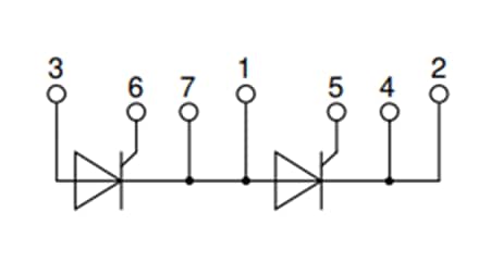 Application Circuit Diagram - IXYS MCMA140P1600TA-NI Thyristor Modules