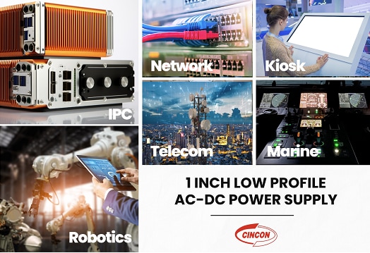 Cincon LFM300S Series 300W AC-DC Power Supplies