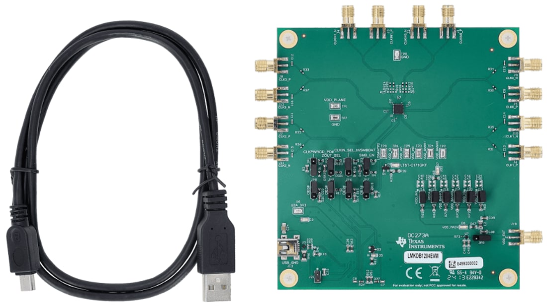Texas Instruments LMKDB1204EVM Evaluation Module (EVM)