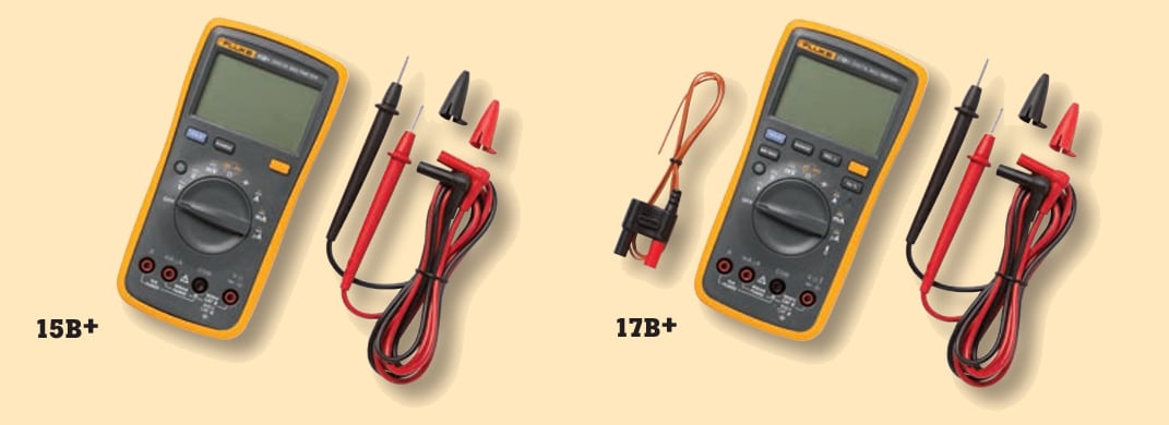 Fluke 15B+ & 17B+ Digital Multimeters