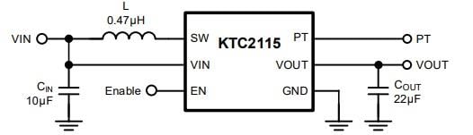 Kinetic Technologies KTC2115 Synchronous Boost Regulator