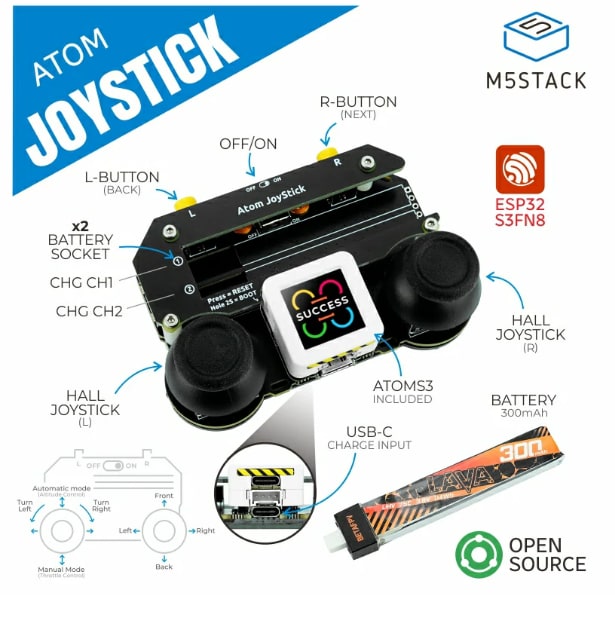 M5Stack K137 M5Atom Joystick