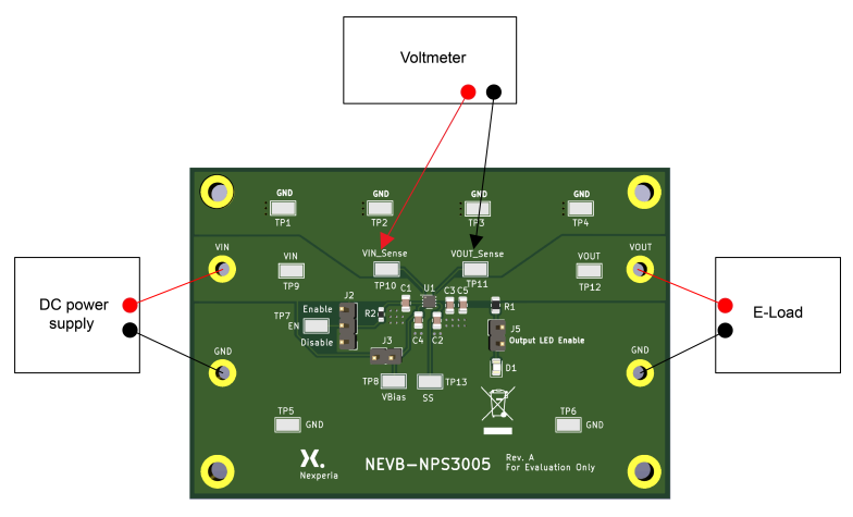 Location Circuit - Nexperia NEVB-NPS3005 Evaluation Board