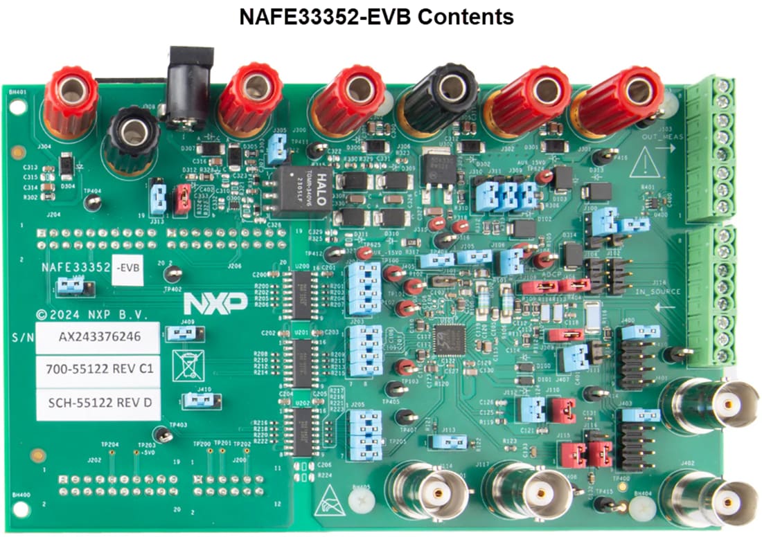 Mechanical Drawing - NXP Semiconductors NAFE33352 Evaluation Boards
