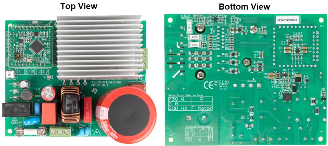 Mechanical Drawing - Texas Instruments TIEVM-MTR-HVINV MCU Evaluation Module (EVM)