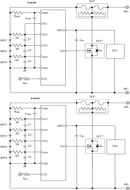 ABLIC S-82L4A Battery Protection ICs