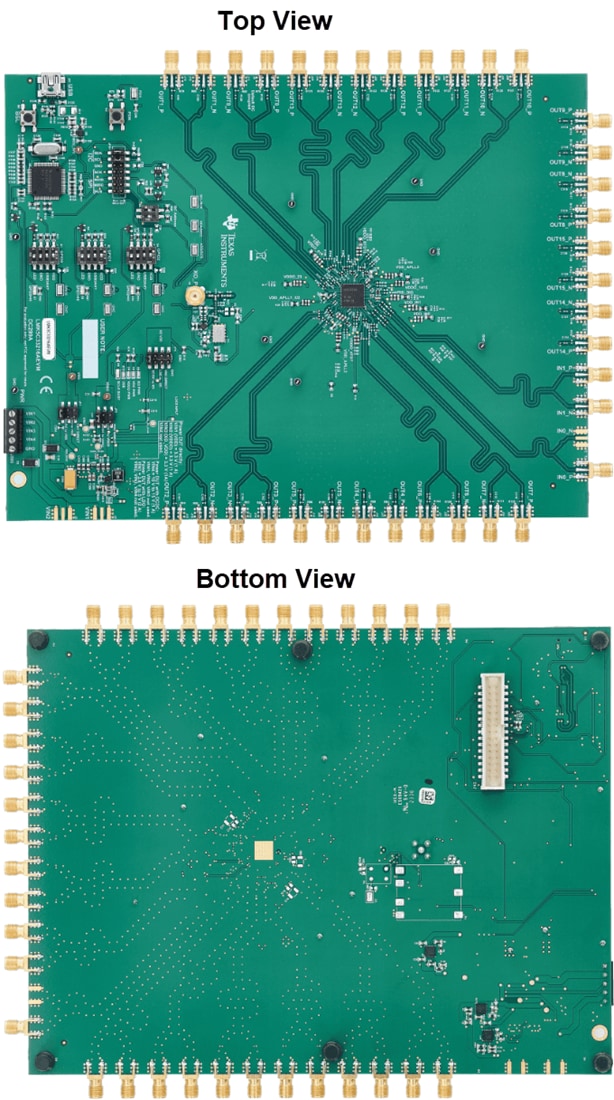 Mechanical Drawing - Texas Instruments LMK5C33216AEVM Evaluation Module (EVM)