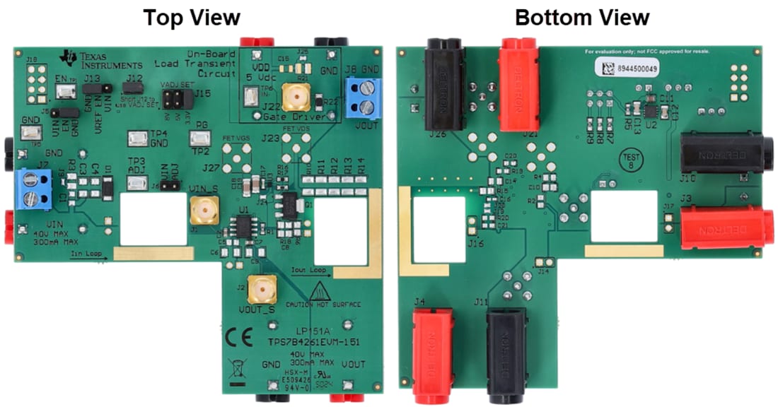 Mechanical Drawing - Texas Instruments TPS7B4261EVM-151 Regulator Evaluation Module