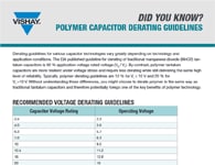 Bạn có biết?: Hướng dẫn giảm tải tụ điện polymer Bạn có biết?: Hướng dẫn giảm tải tụ điện polymer