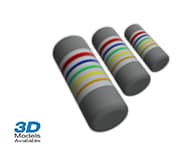 Mô hình 3D: Điện trở MELF Mô hình 3D: Điện trở MELF